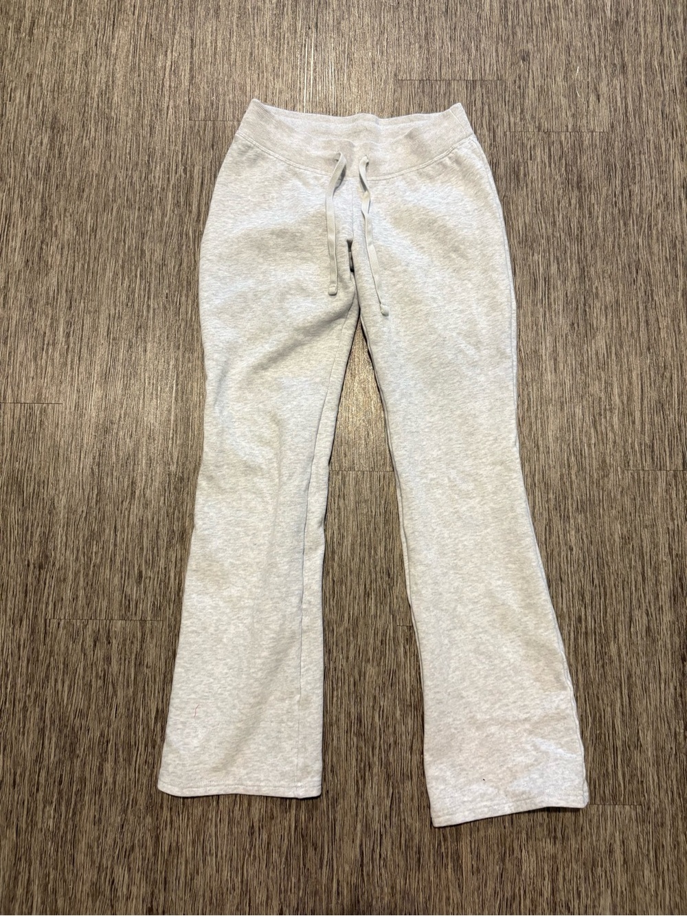 Light Gray Pull-On Sweatpants with Drawstring
